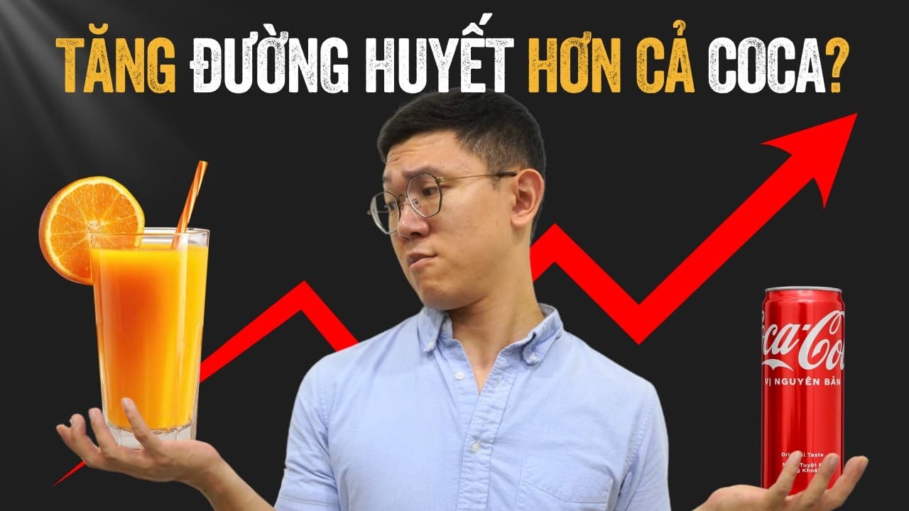 Mình Đo Thử: Nước Cam Tăng Đường Huyết Mạnh Hơn Cả Coca-Cola