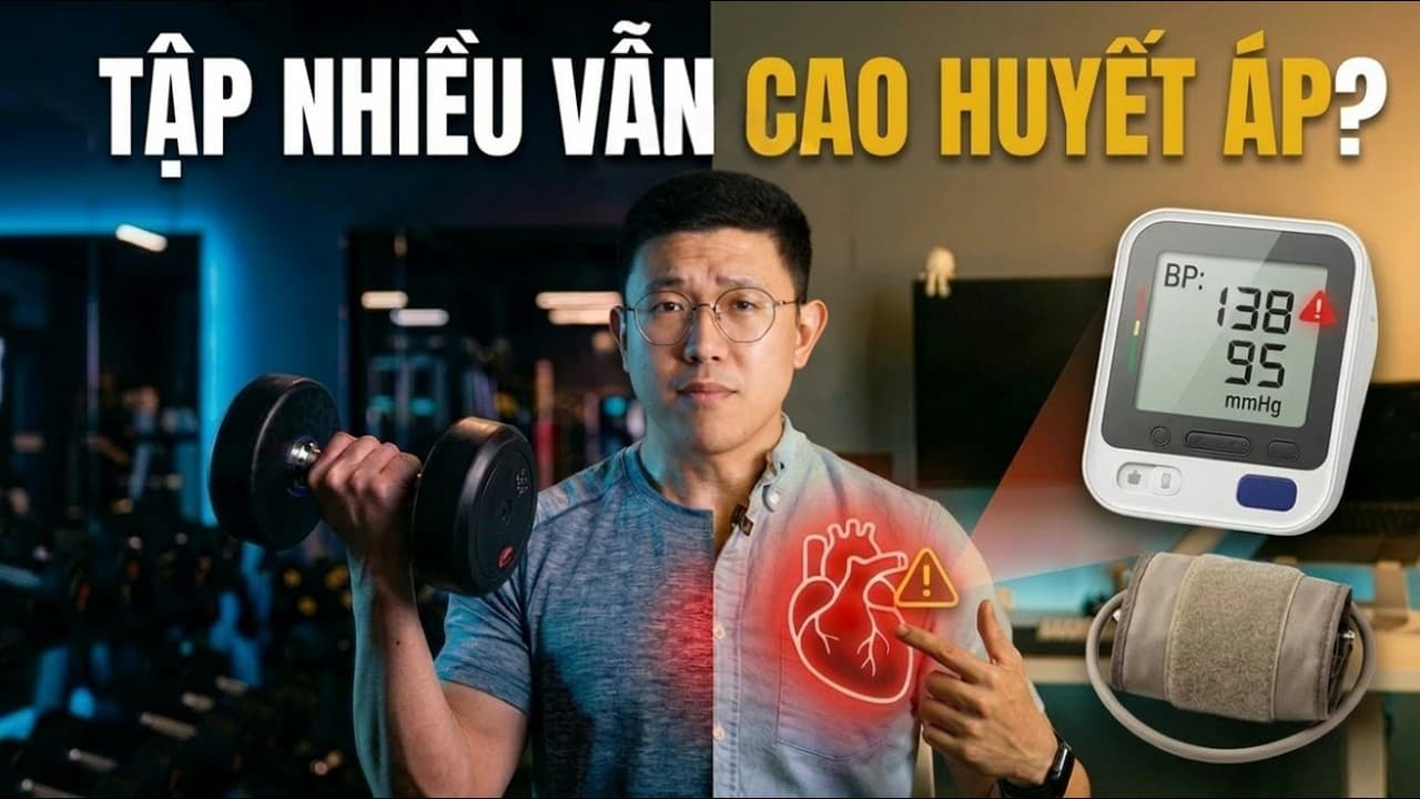 Huyết áp cao dù tập luyện chăm chỉ: Dấu hiệu cảnh báo kháng Insulin?